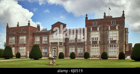 England, East Riding von Yorkshire, Skirlaugh, Burton Constable Hall, großen Elisabethanischen Country House in einem Park mit einer Fläche von 300 Hektar. Stockfoto