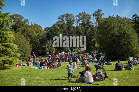 England, NorthYorkshire, Harrogate, Kurstadt, Valley Gardens, Familie Spaß Festival Stockfoto