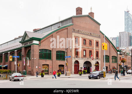 Toronto, Kanada - 13.Oktober 2017: historische St Lawrence Markt in der Innenstadt von Toronto, der Provinz Ontario, Kanada. Stockfoto