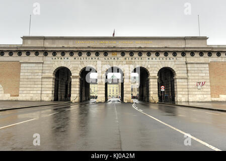 Das Äußere Burgtor der Hofburg in Wien, Österreich Stockfoto