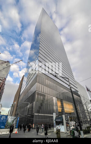 New York, New York - Januar 13, 2010: 7 World Trade Center, New York nach dem Wiederaufbau. Stockfoto