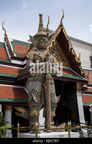 Die Grand Palace, im Jahre 1782 erbaut und Heimat der thailändische König, in Bangkok in Thailand, Asien Stockfoto