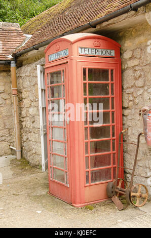 Die Fotografien auf der Isle of Wight, meist Farm und Cottages. Stockfoto