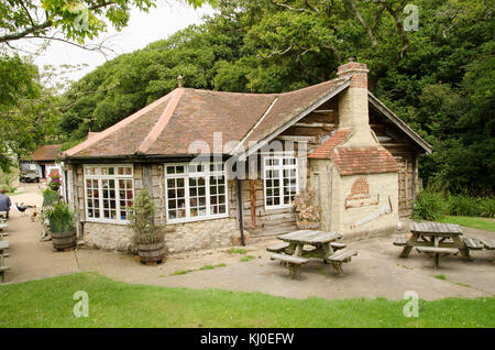 Die Fotografien auf der Isle of Wight, meist Farm und Cottages. Stockfoto