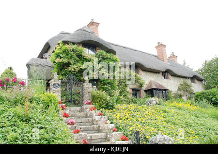 Die Fotografien auf der Isle of Wight, meist Farm und Cottages. Stockfoto