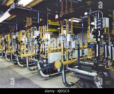 Fluor Zelle Zimmer Stockfoto