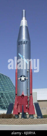 Atlas icbm an strategischen Air Space Museum Nebraska Stockfoto