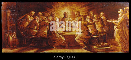 Giorgio Vasari II - das letzte Abendmahl - Walters 371177 Stockfoto
