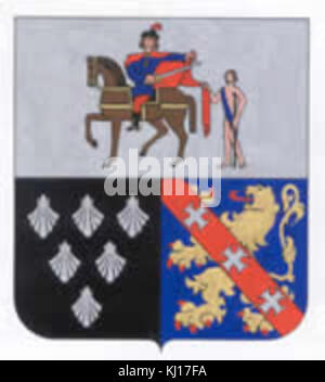 Wappen der Berlare Stockfoto