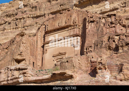 Grab in Petra, Jordanien Stockfoto