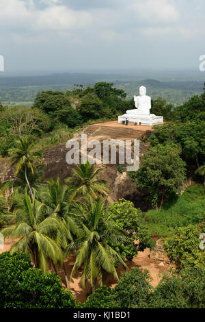 Mihintale ist ein Berg in der Nähe von anuradhapura in Sri Lanka. buddhistische Pilgerstätte Stockfoto