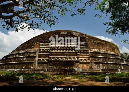 Mihintale ist ein Berg in der Nähe von anuradhapura in Sri Lanka. buddhistische Pilgerstätte Stockfoto