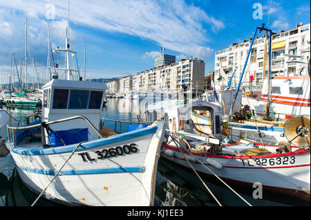 Europa, Frankreich, Var, Toulon. Hafen. Stockfoto