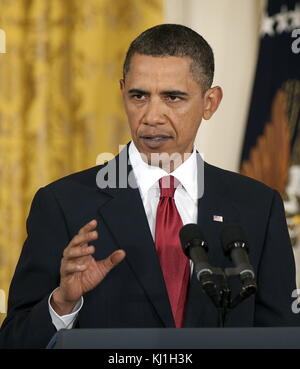 Präsident Barak Obama US-Präsident 2009-2017 Stockfoto