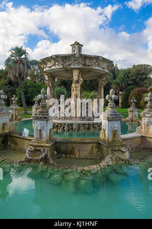 Rom (Italien) - Villa Doria Pamphili, eine Villa aus dem 17. Jahrhundert mit dem heute größten landschaftlich gestalteten öffentlichen Park Roms auf dem Hügel Gianicolo. Stockfoto