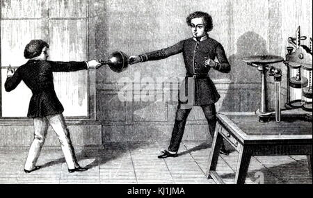 Die Magdeburger Halbkugeln, ein paar große kupferne Halbkugeln mit