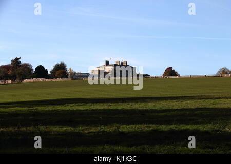 Wandern in der Nähe des Flusses orwell Suffolk Stockfoto