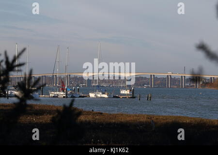 Wandern in der Nähe des Flusses orwell Suffolk Stockfoto