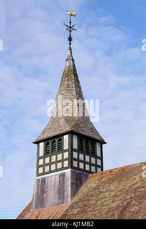 Die Marienkirche im Dorf Bedstone, Shropshire, England, Großbritannien Stockfoto