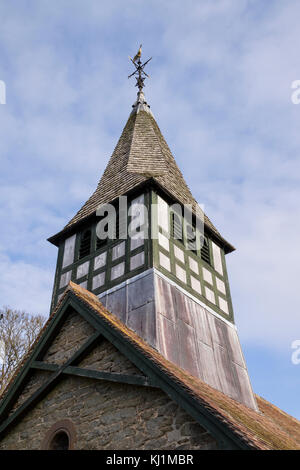 Die Marienkirche im Dorf Bedstone, Shropshire, England, Großbritannien Stockfoto