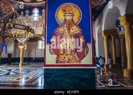 St. Jovan Vladimir orthodoxen Tempel in Bar Küstenstadt im Süden Montenegros Stockfoto