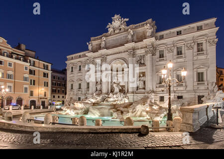 Tevi begleitet Brunnen Rom - Fontana di Trevi, Rom Stockfoto