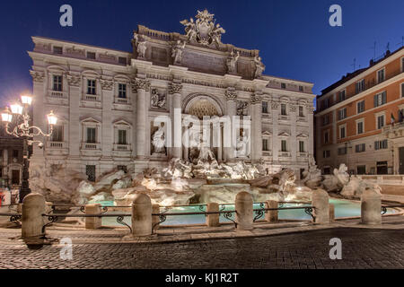 Tevi begleitet Brunnen Rom - Fontana di Trevi, Rom Stockfoto