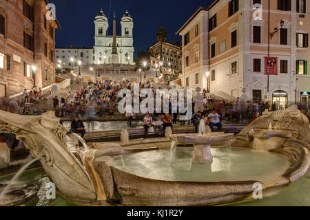 Spanische Treppe, Rom - Piazza di Spagna Roma Stockfoto