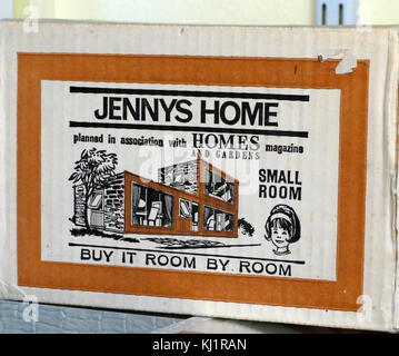 Puppenhaus, Model Kit' Jenny's Home' ca. 1966 Stockfoto