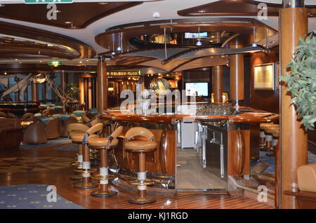 Bar auf der radiance of the Seas Stockfoto