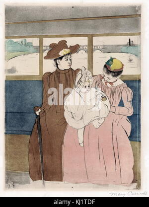 In den Omnibus, 1891 Mary Cassatt Stockfoto