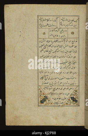 Jamal al-Din Muhammad al-Siddiqi al-Isfahani - Impressum - Walters W605119A - ganzseitige Stockfoto