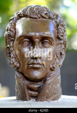 Venezuela, Santiago de Len de Caracas: Statue von Antonio Jose de Sucre y Alcala, Grand Marshal von Ayacucho, einem venezolanischen Unabhängigkeitserklärung Führer, der Serv Stockfoto