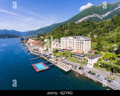 Tremezzo - Grand Hotel am Comer See Stockfoto