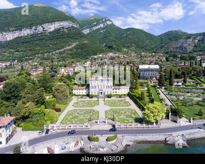 Luxus Haus am Comer See - Tremezzo Stockfoto