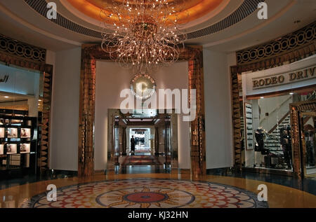 Mezzanine Lobby des Burj Al Arab Hotel, Dubai Stockfoto