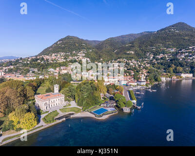 Luxury Home am Comer See, Dorf Cernobbio Stockfoto