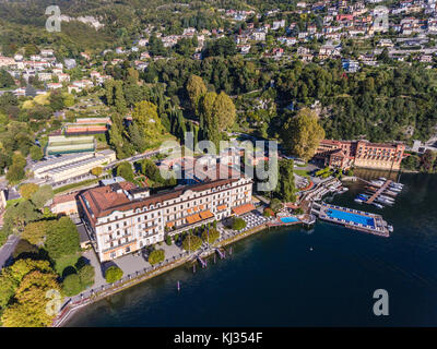 Luxus Hotel in Cernobbio, Comer See Stockfoto