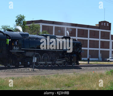 Die Union Pacific 844 Dampflok (28018288473) Stockfoto