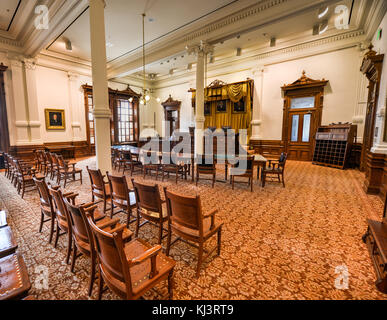 Austin, Texas - März 7: der Oberste Gerichtshof der Texas State Capitol Building am 7. März 2014 in Austin, Texas Stockfoto