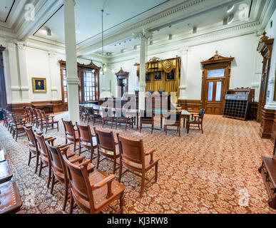 Austin, Texas - März 7: der Oberste Gerichtshof der Texas State Capitol Building am 7. März 2014 in Austin, Texas Stockfoto