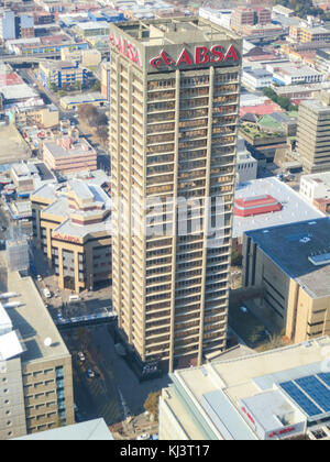 Johannesburg, Südafrika - 31. Mai 2012: absa Turm vom Carlton Center 50. Stock, top von Afrika in Johannesburg, Südafrika. Blick auf die Cit Stockfoto