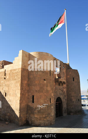 Aqaba Fort in Aqaba, Jordanien, Saudi-Arabien, Naher Osten. Stockfoto