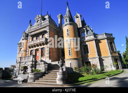 Die massandra Palace in der Nähe von Jalta. Krim, Ukraine. Stockfoto