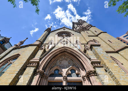 St.Peter der episkopalen Kirche, auch bekannt als st.peter Kirche, die in der Innenstadt von Albany, New York, United States. Stockfoto