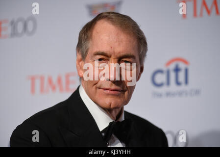 TV-Persönlichkeit Charlie Rose besucht 2016 Time 100 Gala in der Frederick P. Rose Hall, Jazz im Lincoln Center am 26. April 2016 in New York City. Stockfoto