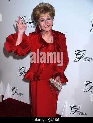 WHITE Sulphur Springs, WV - Juli 02: Debbie Reynolds nimmt an der Eröffnung des Casino-Club am Greenbrier am 2. Juli 2010 in White Sulphur Springs, West Virginia. Personen: Debbie Reynolds Stockfoto