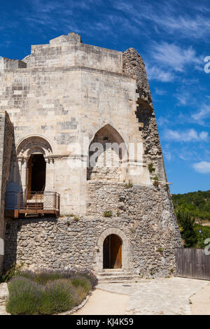 Schloss von Simiane la Rotonde, Provence, Frankreich Stockfoto