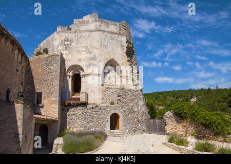 Schloss von Simiane la Rotonde, Provence, Frankreich Stockfoto