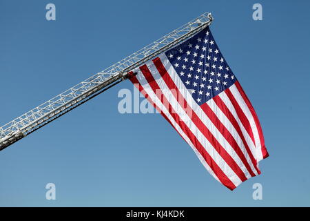 MONROVIA, Kalifornien, USA - 10. SEPTEMBER 2014: Offizieller Spatenstich für das Monrovia Station auf der Los Angeles Gold Line. Stockfoto